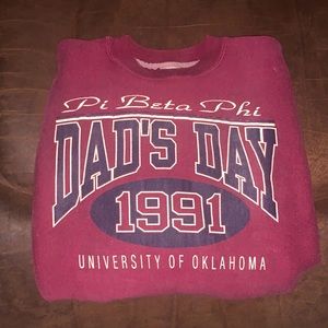 classic college sweatshirt